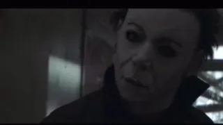 Michael Myers from Halloween Chasing Various Characters played by Henry Ian Cusick