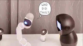 Clicbot unboxing with details by BJ, Jibo robot