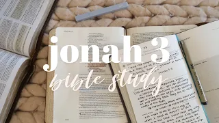 God's Word can powerfully change you | JONAH 3 BIBLE STUDY WITH ME (SOAP Method) | Kaci Nicole