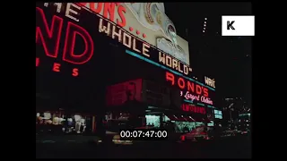 Manhattan Drive, 1970s New York at Night, HD from 35mm