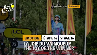 Winner's emotion - Stage 16 #TDF2022