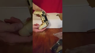 PS4 Gold Special Edition opening