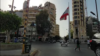 من شوارع بيروت جولة على الدراجة النارية في أحياء منطقة الأشرفية.. Ashrafieh/Beirut.