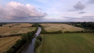 Flying above the canal with the GoPro Karma
