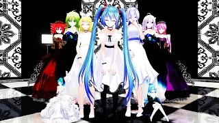 【MMD】ライアーダンス（Miku, Teto, Haku, Gumi, Luka, Neru,  IA）4K