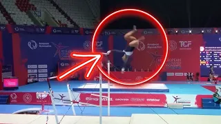 All Gymnastics Fall Moments ✨ Uneven Bars ✨ 2023 European Championships Qualification