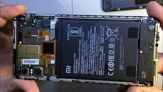 Xiaomi Redmi Note 5 - разборка, чистка от влаги / disassembly, moisture cleaning