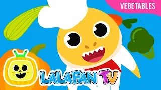 Baby Shark | Yes Yes Vegetables Song | Nursery Rhymes by Lalafan TV