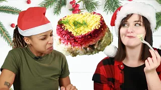People Try Christmas Food From Around The World
