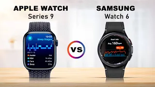 Apple Watch Series 9 vs Samsung Galaxy Watch 6 Which is Best | Apple vs Samsung Comparison | Review