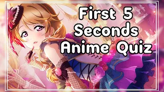 Anime OP Quiz (First 5 Sec) #4