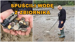 ALE SIĘ OBŁOWIŁEM!!! Poszukiwania na zalewie z którego spuścili wodę.