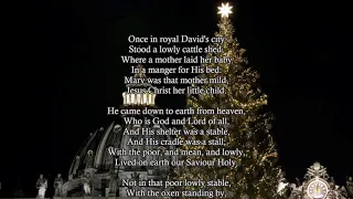 Once in royal David's City (Willcocks descant)