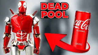 Homemade Armored Dead Pool Using Cola Cans | L-Master