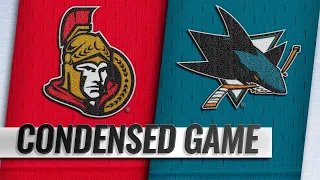 01/12/19 Condensed Game: Senators @ Sharks