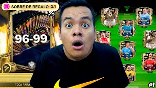 🎁 REGALANDO LOS MEJORES SOBRES a SUSCRIPTORES en FC Mobile *TOTS 96-99 Asegurado* | Parte 1