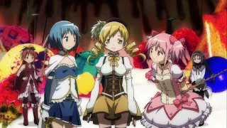 Madoka Magica Magia Record - Sayaka and Madoka save Mami (Blu-ray)