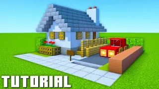 Minecraft Tutorial: How To Make A Suburban House 1