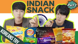 ULTIMATE INDIAN SNACK HAUL! | KOREAN REACTION | PART 1