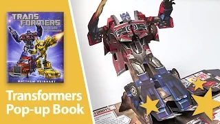 Transformers Pop-up book. Real paper transformations!