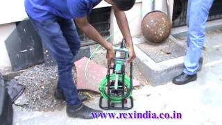 REX make Pipe inspection camera demo