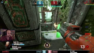 Cypher vs ZenAku NullXDth QCTpro    Round 3 part 1 Quake Champions mkv