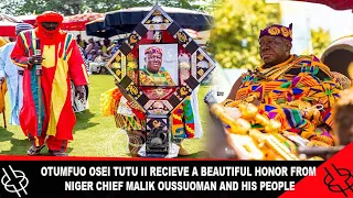 OTUMFOUR OSEI TUTU II RECIEVED A BEAUTIFUL HONOUR FROM NIGER CHIEF MALIK OUSSOUMAN AND HIS PEOPLE