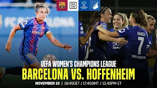 Barcelona vs. Hoffenheim | Partido entero de la jornada 3 de la UEFA Women’s Champions League