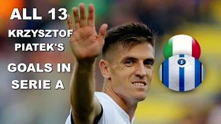 ALL 13 KRZYSZTOF'S PIATEK GOALS IN SERIE A 2018 [HD]