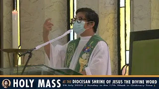 Homily By Fr Alfredo Rollon SVD  - July 26, 2020 -  17th Sunday in Ordinary Time