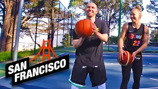 Maxx beim BALLEN - Basketball Basics mit Aurelia | Maxx in San Francisco