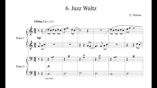 C. Norton - 6. Jazz Waltz - Microjazz Piano duets collection 2 for piano four hands (score)