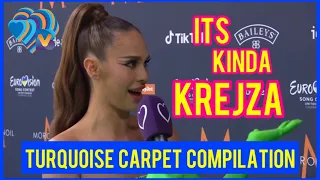 “ITS KINDA KREJZA” Eurovision 2023 Turquoise Carpet Compilation / Parody