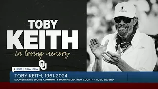 Oklahoma Athletics pays tribute to lifelong Sooners fan Toby Keith