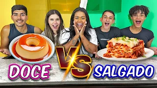 O ÚLTIMO A PARAR DE COMER COMIDAS DOCE X SALGADA !!!