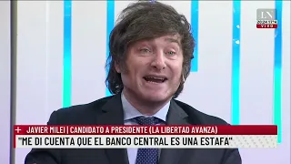 Javier Milei: "La decisión de dolarizar está y no se mueve"