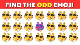 FIND THE ODD EMOJI OUT #021 | Odd One Out Puzzle | Find The Odd Emoji Quizzes