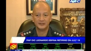 OIC, Pnp PDDG Leonardo Espina featured in Long spot at Anc news