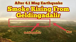 4.1 Mag Earthquake Rise Activity In Geldingadalir Fissure/ Iceland Meradalir Fagradalsfjall Volcano