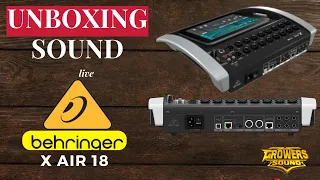 UNBOXING consola digital behringer x air x18 - GROWERSOUND