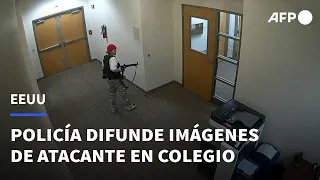 Policía difunde video de atacante entrando a colegio de EEUU | AFP