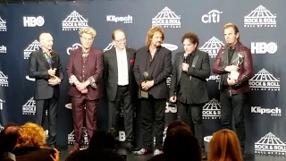 Journey Backstage at Rock and Roll Hall of Fame Induction Ceremony