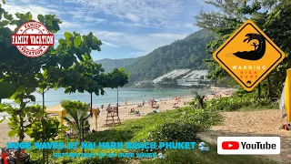 Huge Waves Hit Nai Harn Beach Phuket GoPro 4K Thailand Holiday Vlog 🏝️