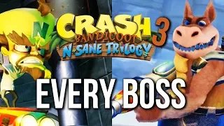 Crash Bandicoot 3 Warped N Sane Trilogy EVERY BOSS