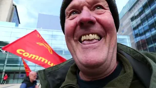 Angry Communists Get Pushed Back at Palestine Rally (Salford)