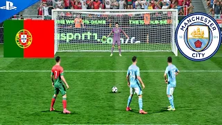 Ronaldo VS Ronaldo,Messi | Portugal VS Man City Penalty Shootout | FIFA 24 PS5 4k