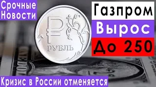 Акции Газпрома растут кризис в России 2019 прогноз курса доллара евро рубля валюты на лето 2019