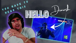 Dimash Reaction to Hello |  Producer  First Time Listening!