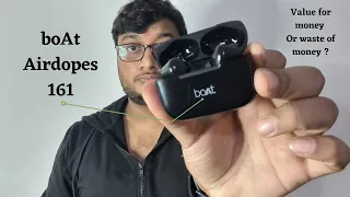 boat airdopes 161 unboxing & review | Best tws under  1000🤔| Yes or No?