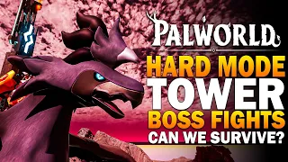 Palworld Tower Boss Fight On Hard Mode! Can We Survive?